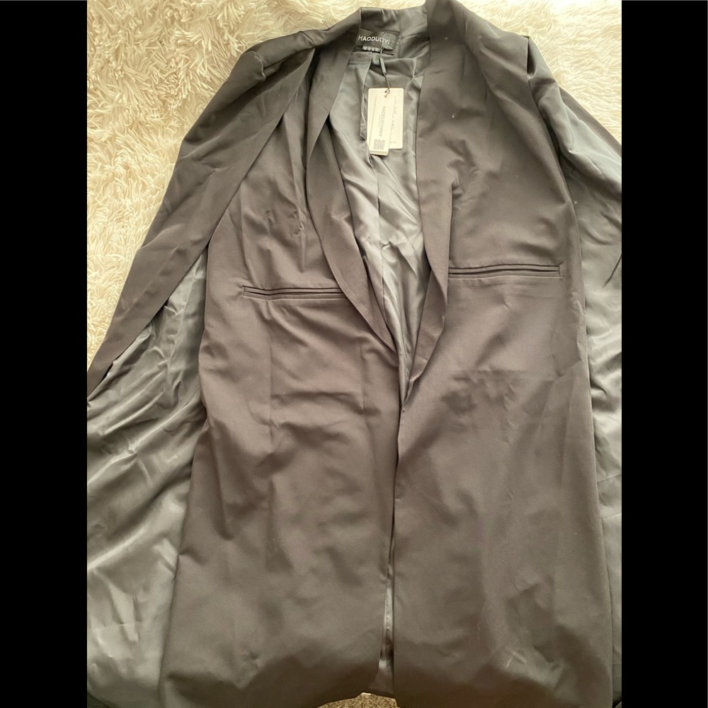 Black cape jacket - never worn